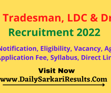 ECIL Tradesman, LDC & Driver Recruitment 2022