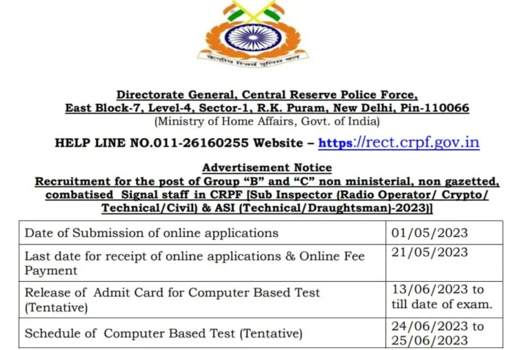 CRPF-Signal-staff-Recruitment-2023-sarkari-result