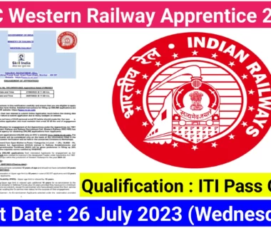 Railway WR Apprentice Recruitment 2023 Sarkari Result