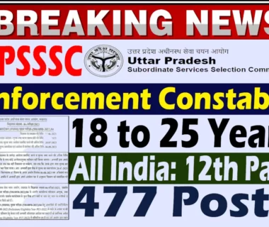 upsssc enforcement constable vacancy 2023 sarkari result