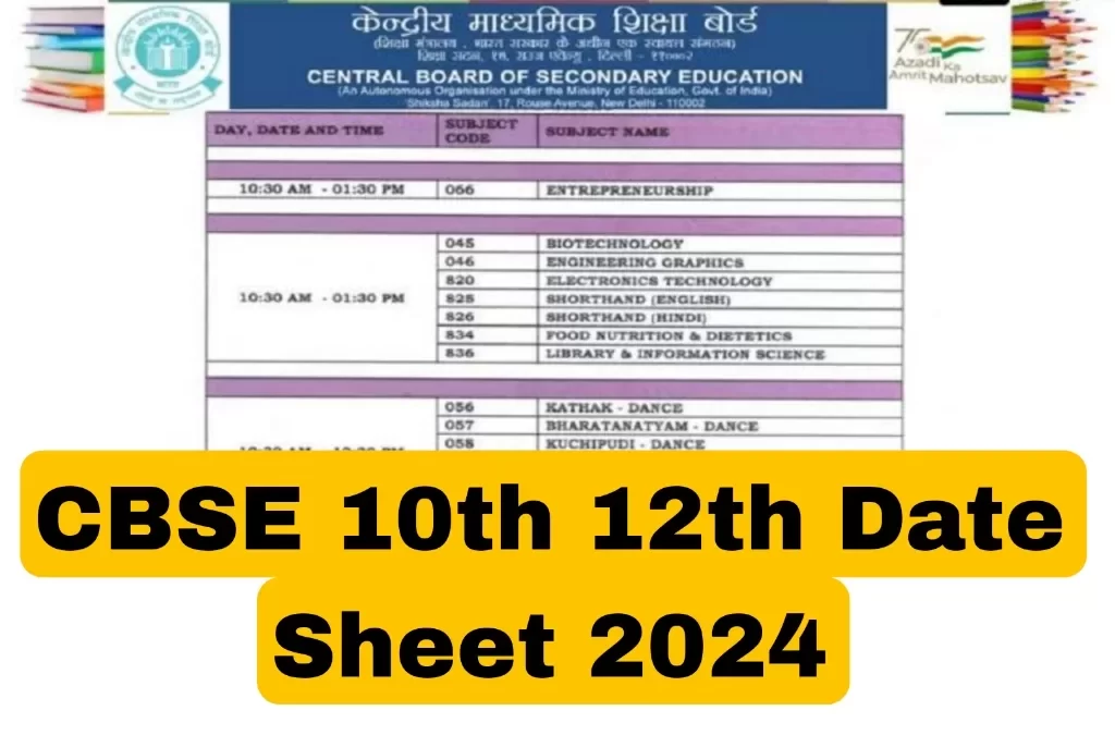cbse date sheet 2024 class 12 pdf download, cbse date sheet 2024 class 10 pdf download, cbse date 2024 live, cbse board exam 2024,