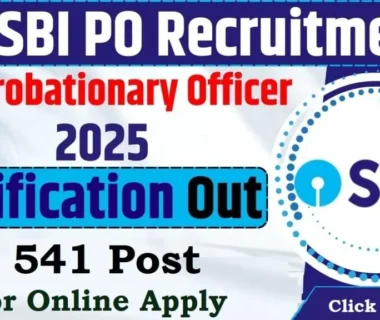 SBI PO Vacancy 2025