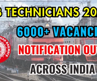 RRB Technician Vacancy 2025