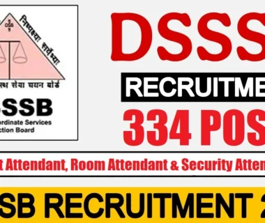 DSSSB Delhi High Court Attendant Vacancy 2025
