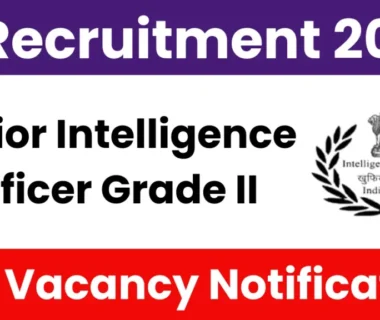MHA IB JIO Recruitment 2025