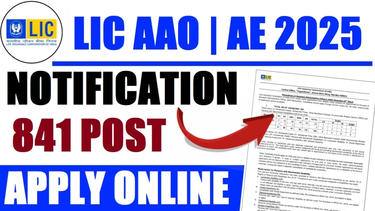 LIC AAO AE Recruitment 2025 Sarkari Result