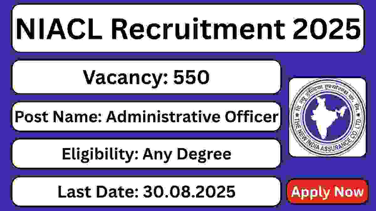 NIACL AO Vacancy 2025
