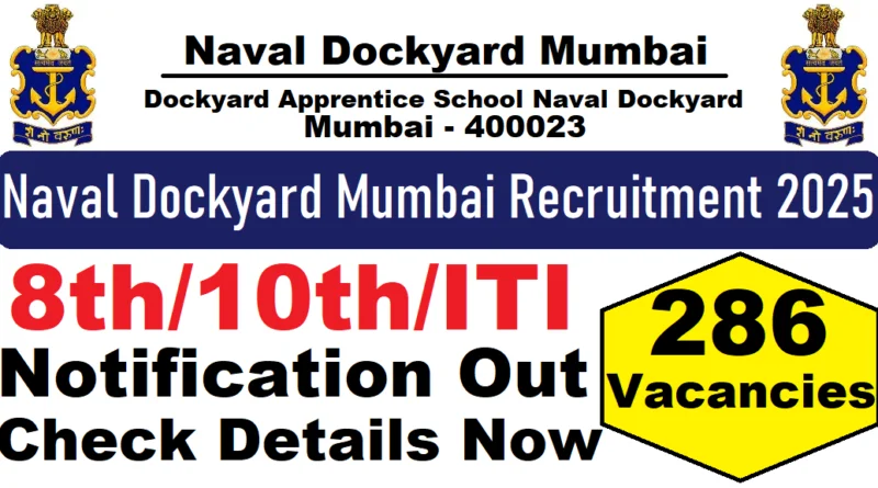 Naval Dockyard Mumbai Apprenticeship 2025