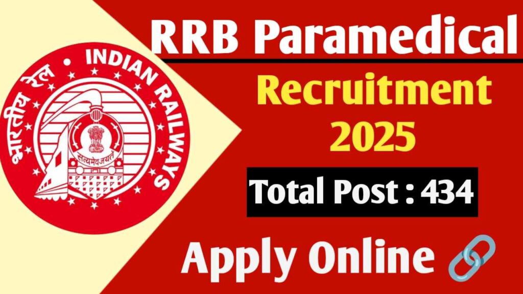 RRB Paramedical Staff Vacancy 2025