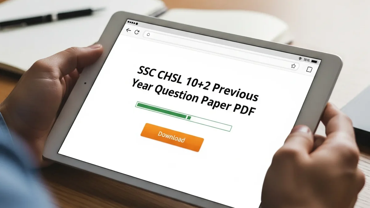 Download SSC CHSL Previous Year Question Paper PDF in Hindi