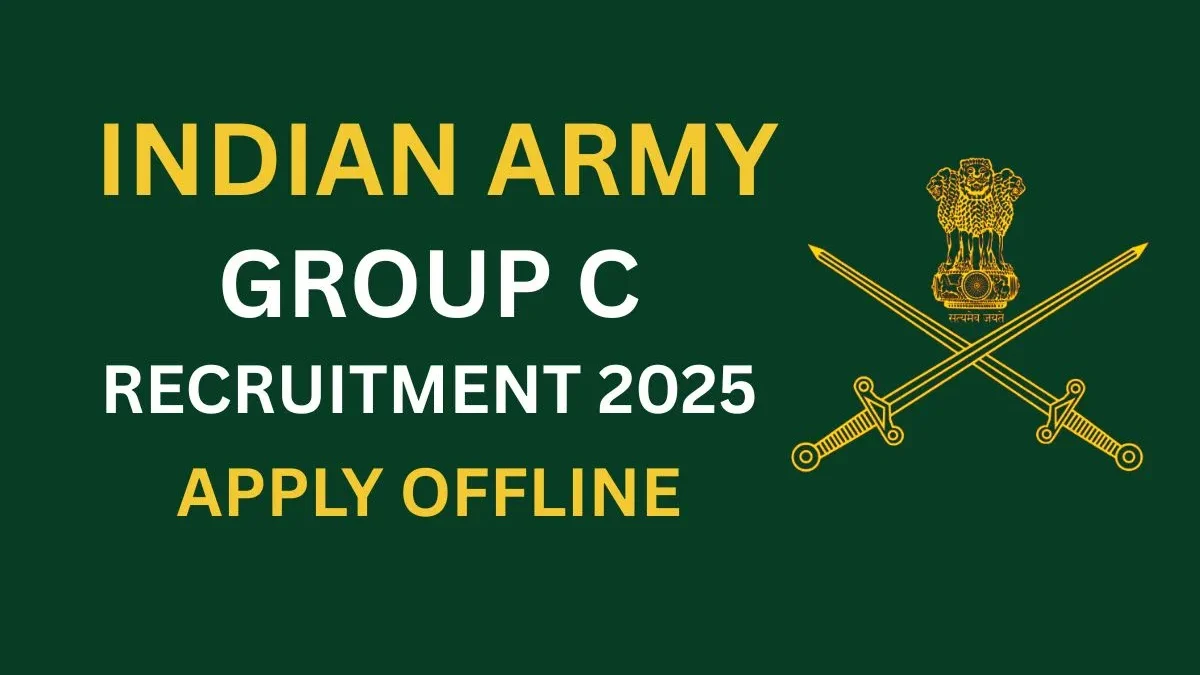 Indian Army Group C Online Form 2025