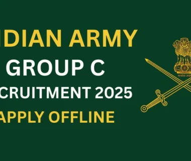 Indian Army Group C Online Form 2025