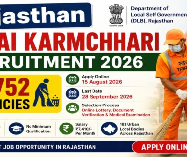 Rajasthan Safai Karmchari Recruitment 2026