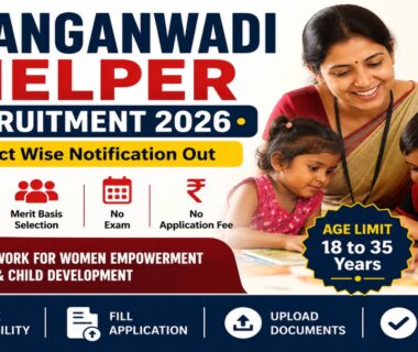 UP Anganwadi Helper Vacancy 2026